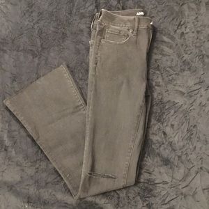 AE OUTFITTERS Black Distressed Flare High Rise